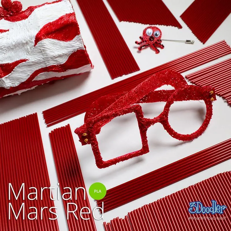 3Doodler Filament PLA - Martian Mars Red