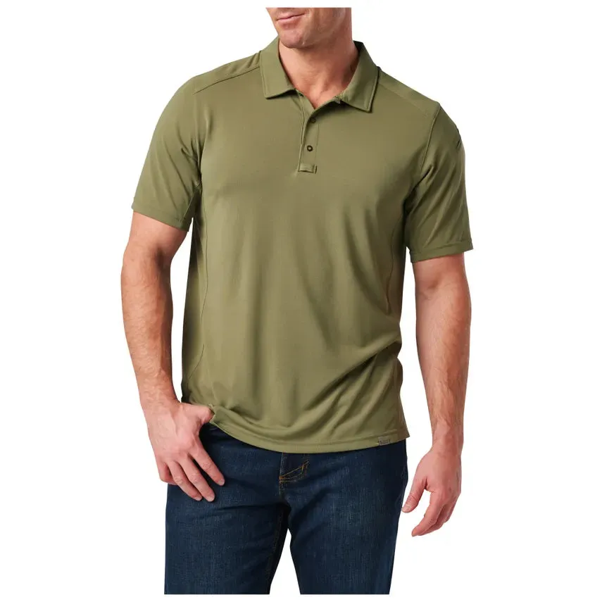 5.11 Mens Paramount Crest Short Sleeve Polo Shirt