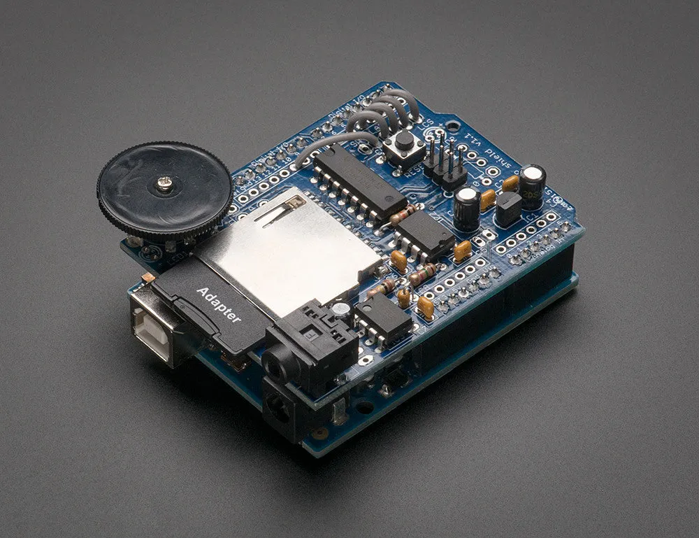 Adafruit Wave Shield for Arduino Kit - v1.1