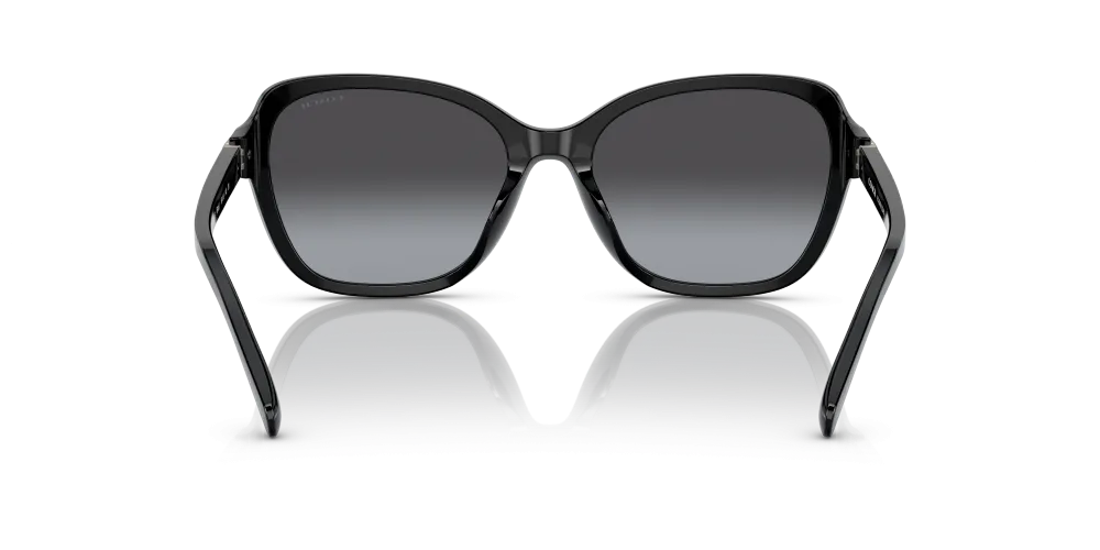 Coach Irregular Non-Polarized Sunglasses - Black/Gray Gradient