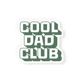 Cool Dad Club Sticker