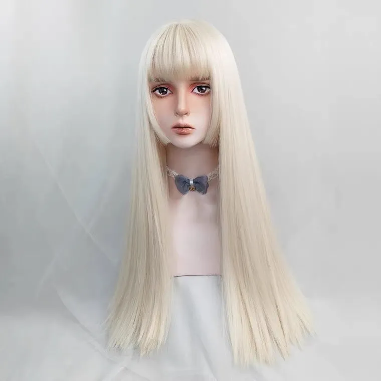 Creamy golden wig PL51065