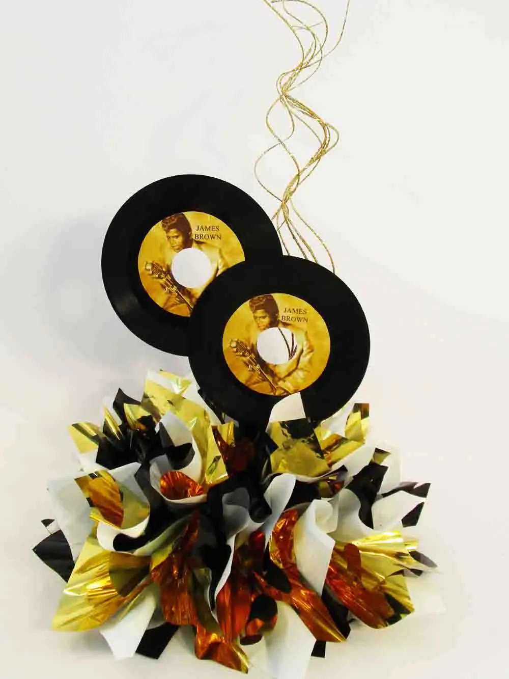 Customized 45 records, with Metallic Tissue Base