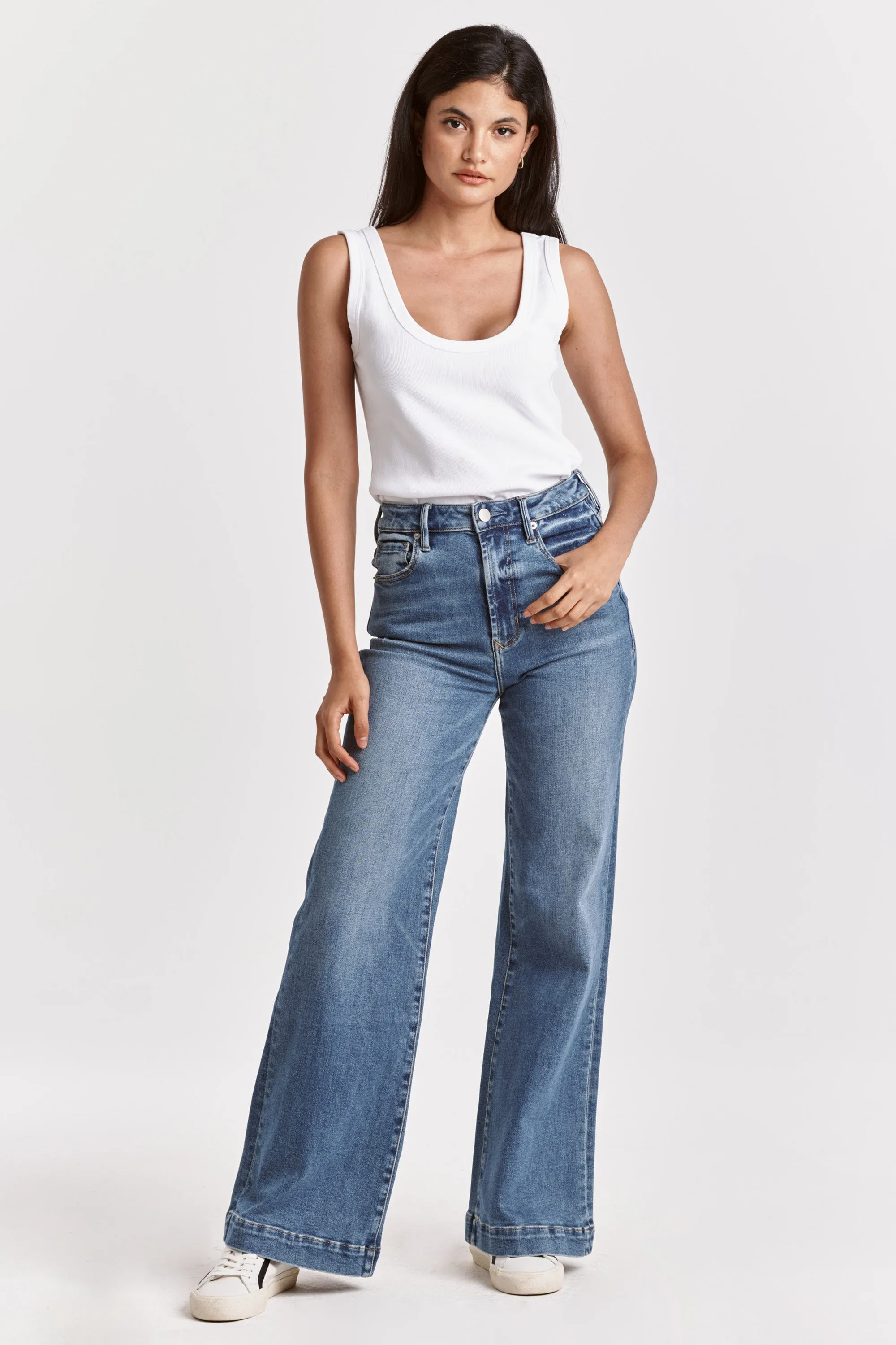 FIONA HIGH RISE WIDE LEG JEANS NATIONAL