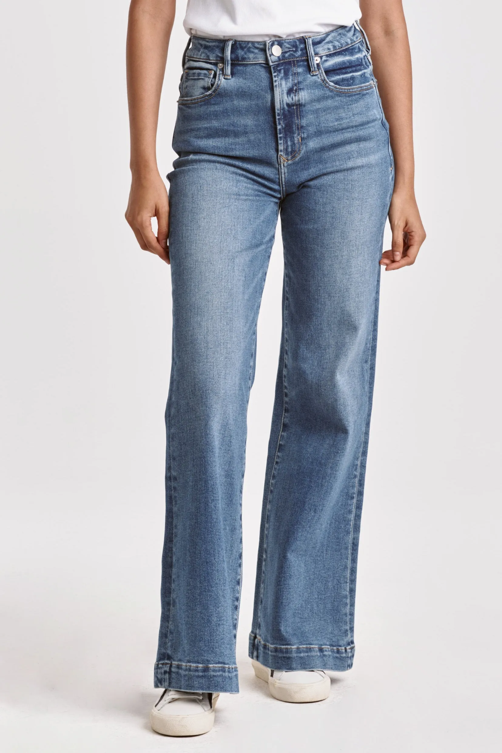 FIONA HIGH RISE WIDE LEG JEANS NATIONAL