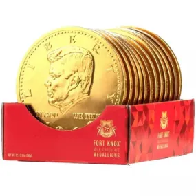 Fort Knox Chocolate Gold Mega Medallion