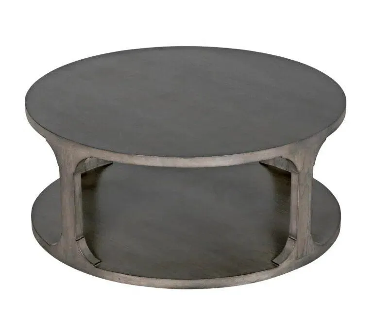 Gimso Oak Wooden Round Coffee Table