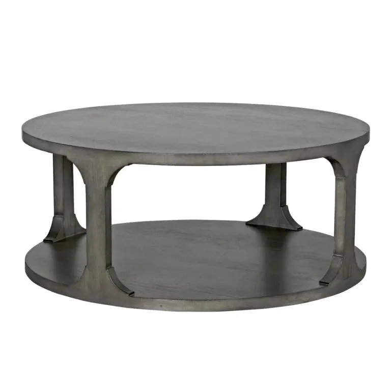 Gimso Oak Wooden Round Coffee Table