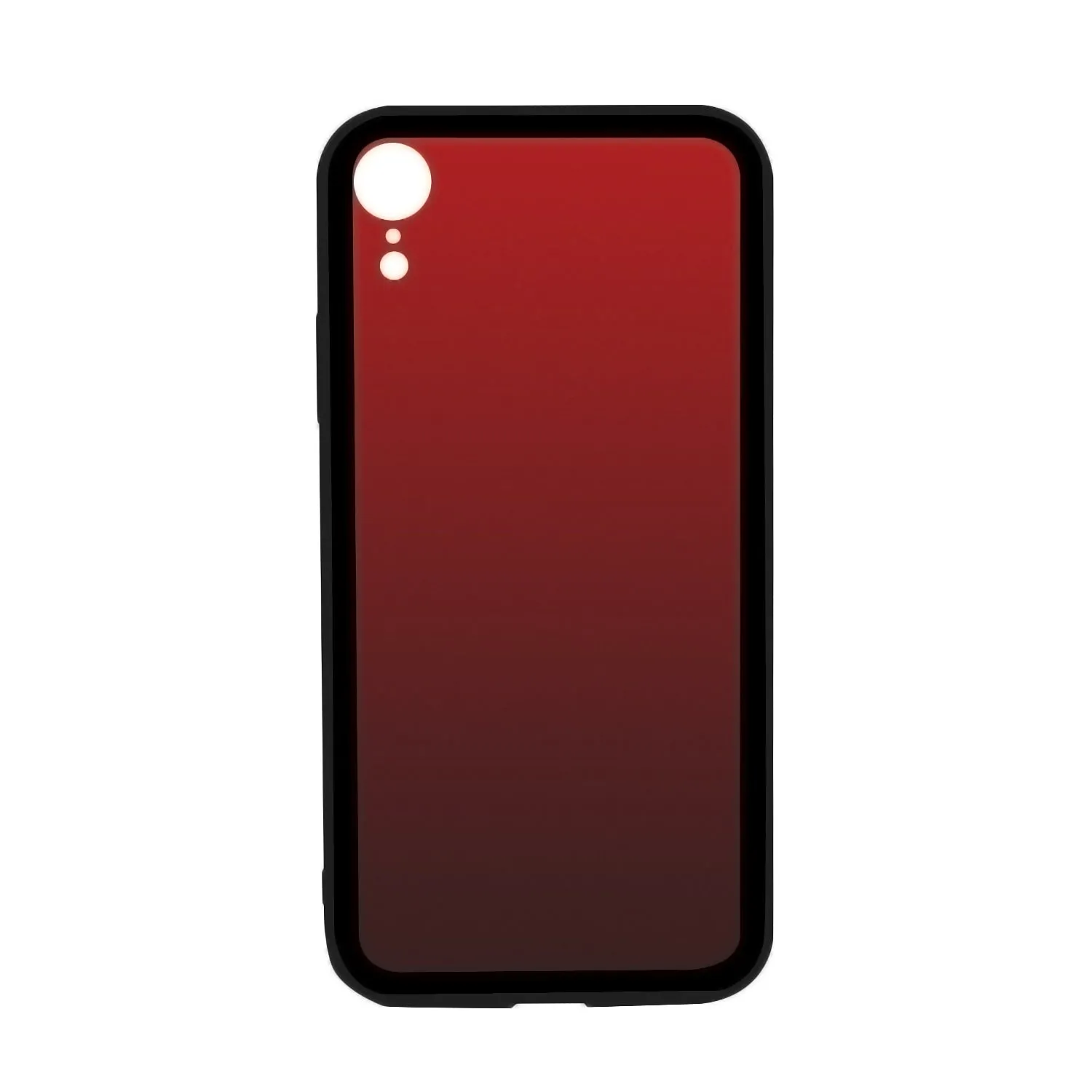 iPhone XR Case - Color Gradient Tempered Glass Back