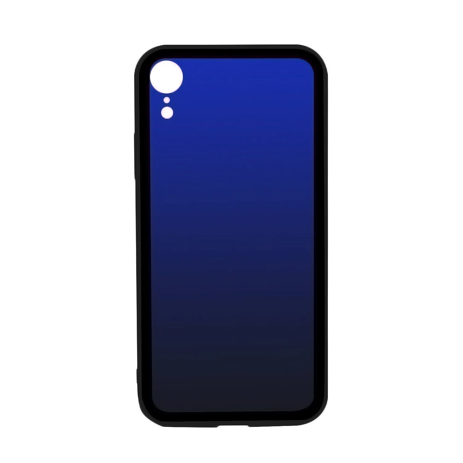 iPhone XR Case - Color Gradient Tempered Glass Back