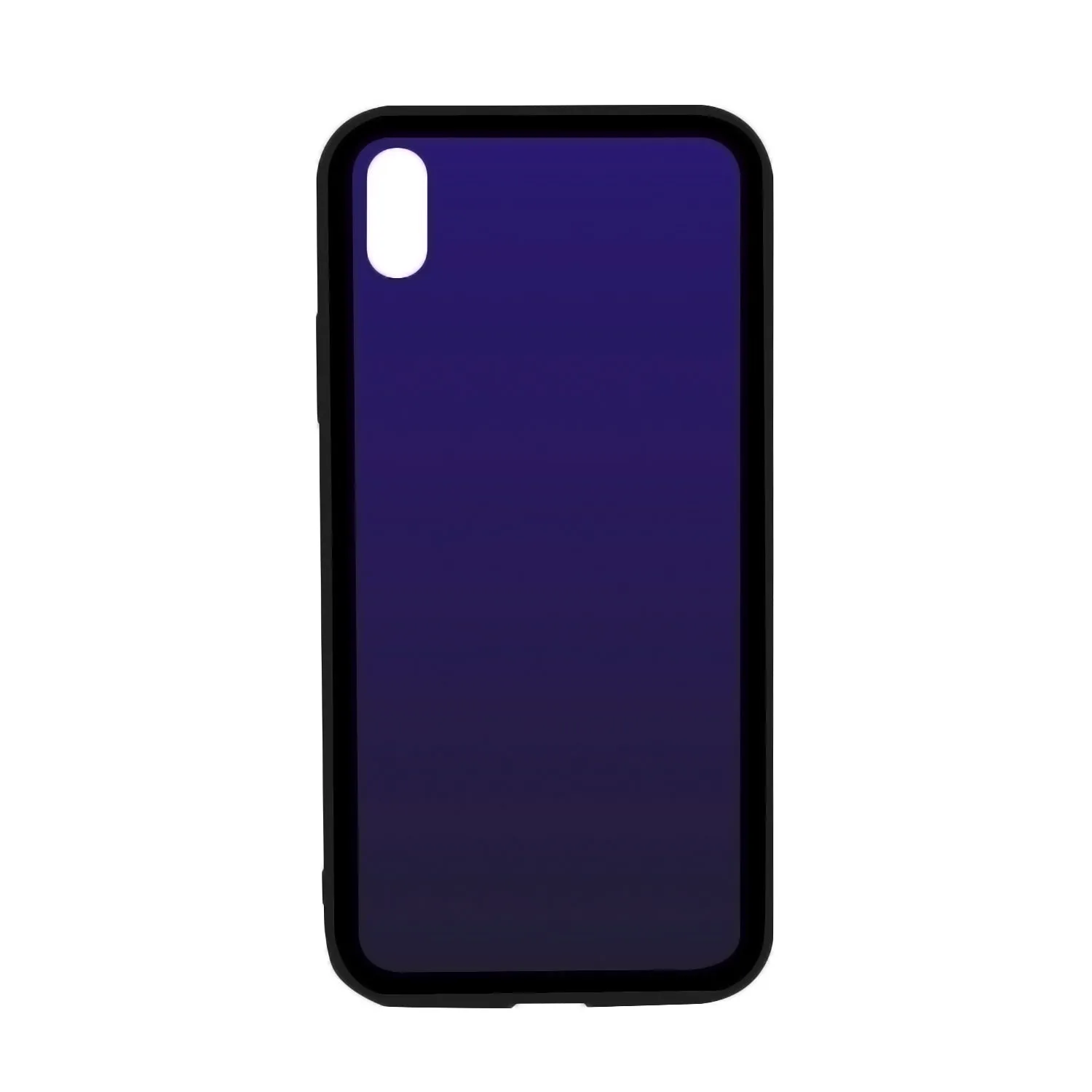 iPhone XS Max Case - Color Gradient Tempered Glass Back