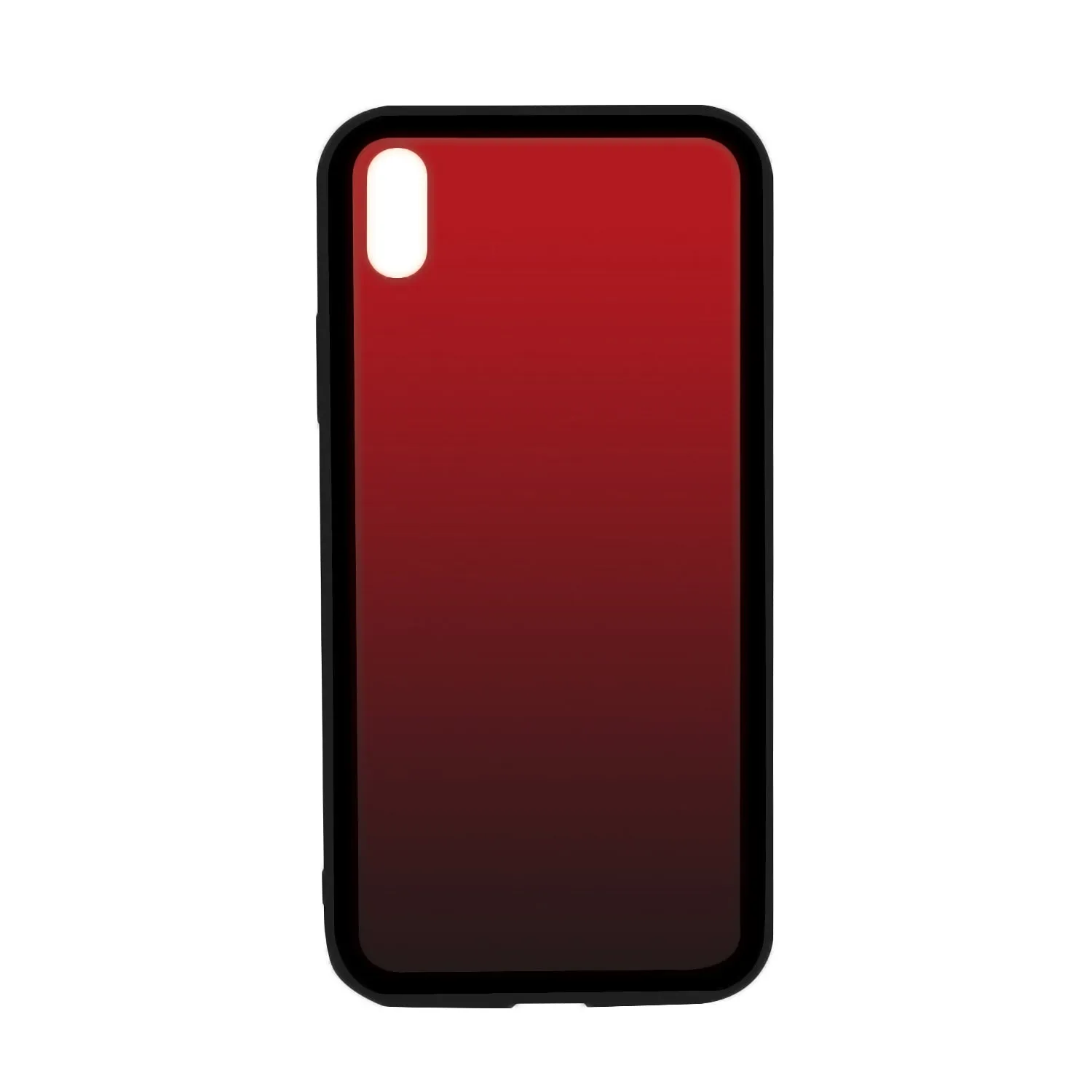 iPhone XS Max Case - Color Gradient Tempered Glass Back