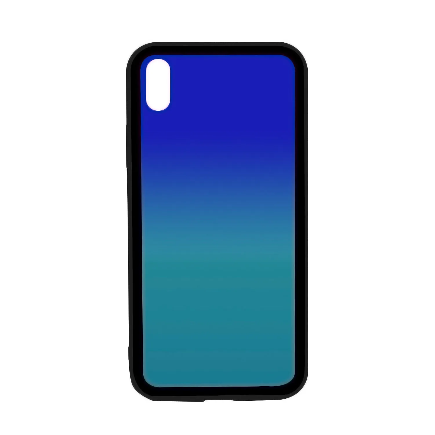 iPhone XS Max Case - Color Gradient Tempered Glass Back