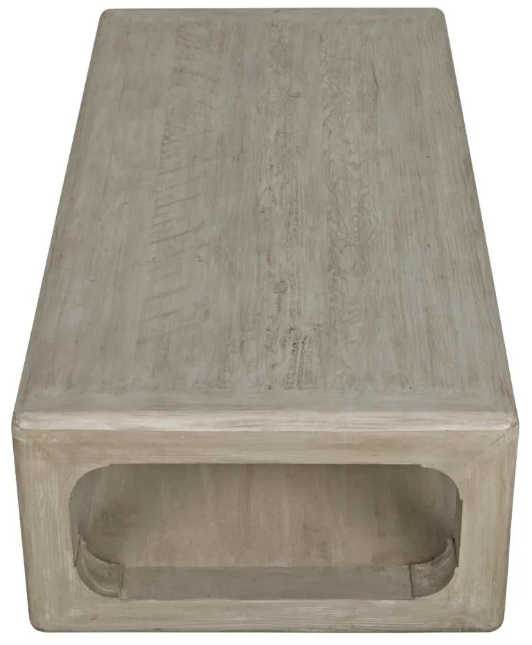 Jean Wooden Rectangular Coffee Table