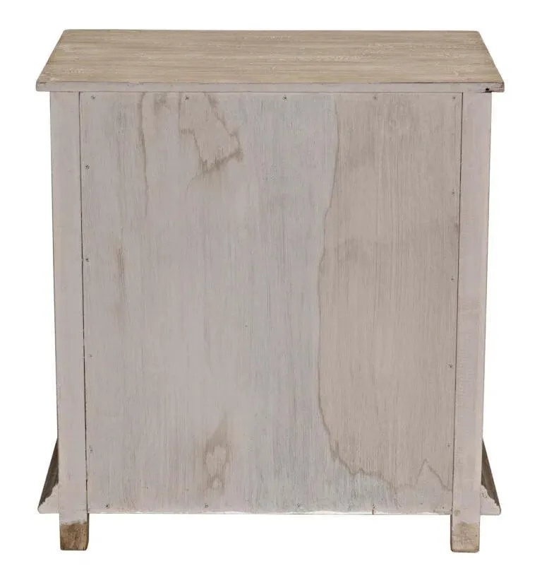 Livingston Wooden 3 Drawers Small Nightstand