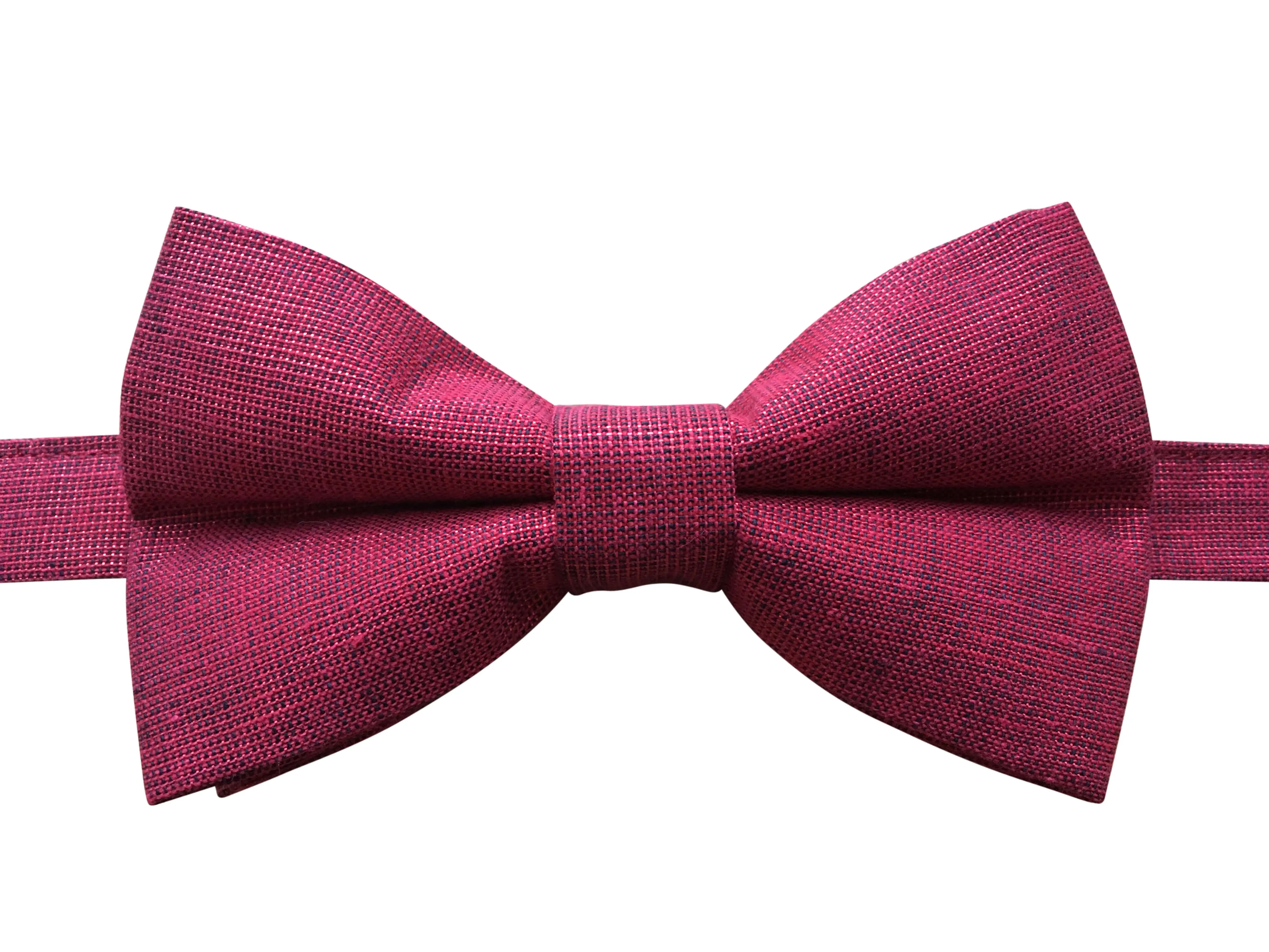 Metallic Red Bow Tie