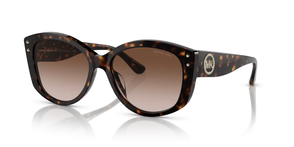 Michael Kors Charleston Non-Polarized Sunglasses - Black Bio/Dark Gray Gradient