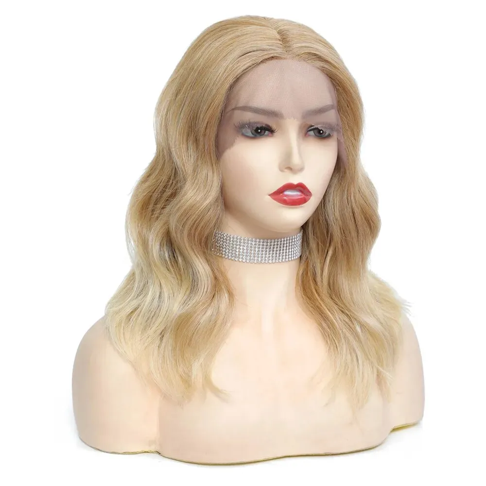 Mixed Blonde Natural Wave Lace Front Wig