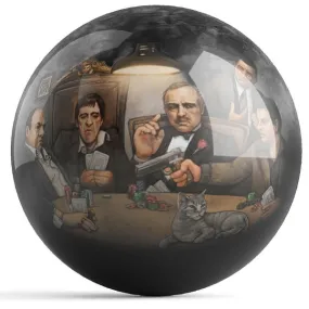 OnTheBallBowling Gangsters Poker Bowling Ball By Get Down Art