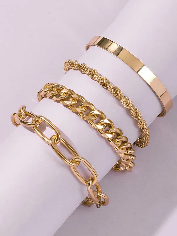 Original Cool Statement Chains Bracelet