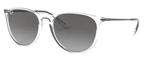 Ray-Ban Erika Non-Polarized Sunglasses - Transparent/Gray Gradient