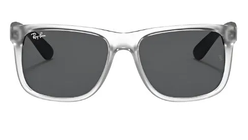 Ray-Ban Justin Polarized Sunglasses - Transparent/Dark Gray