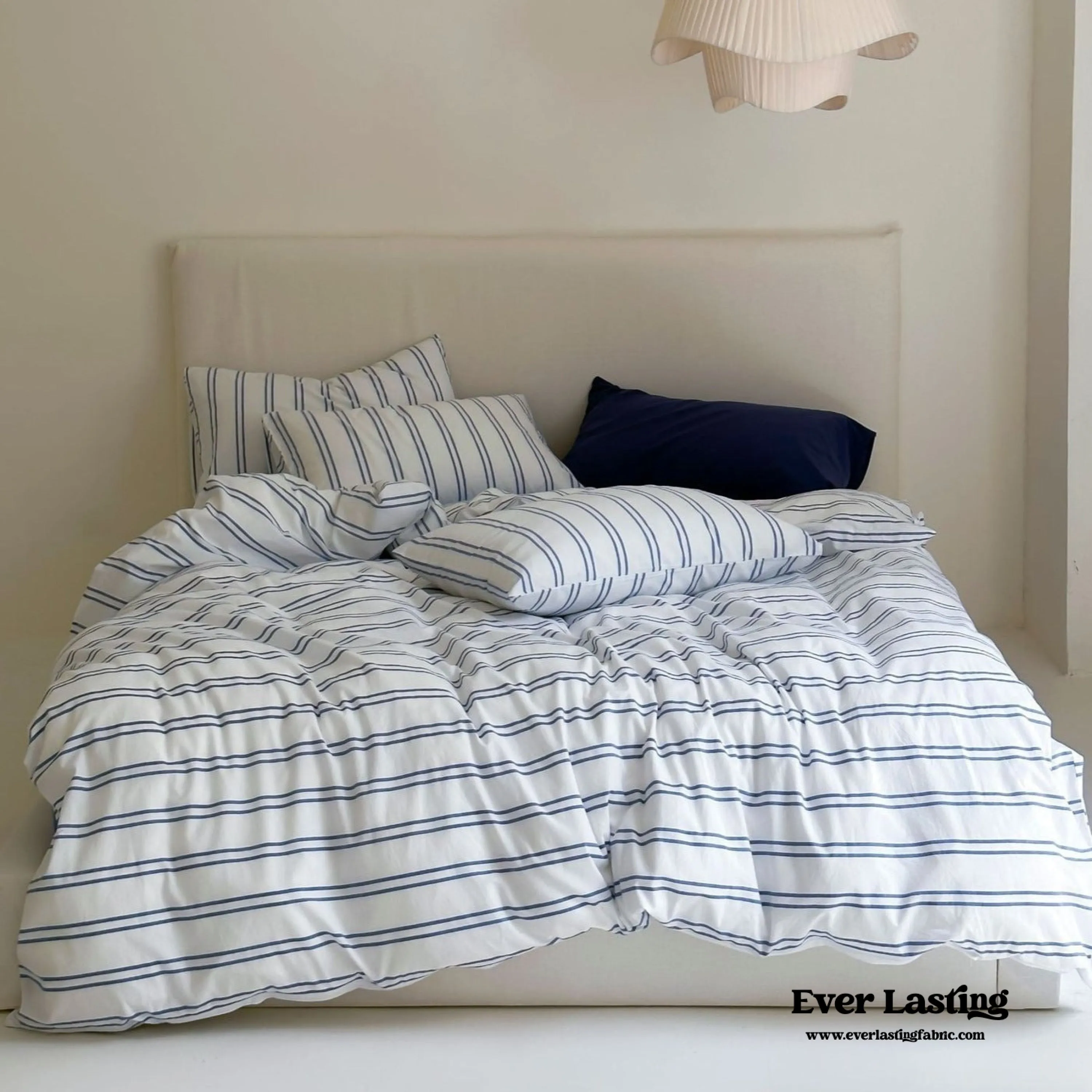 Refreshing Stripe Pillowcases / Black Thin