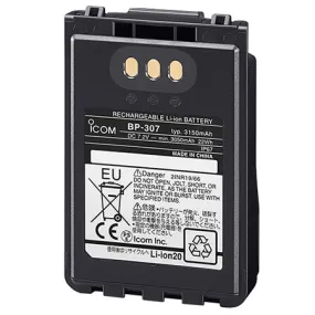 Replacement Rechargeable BP307 Battery for iCOM IP & ID Radios