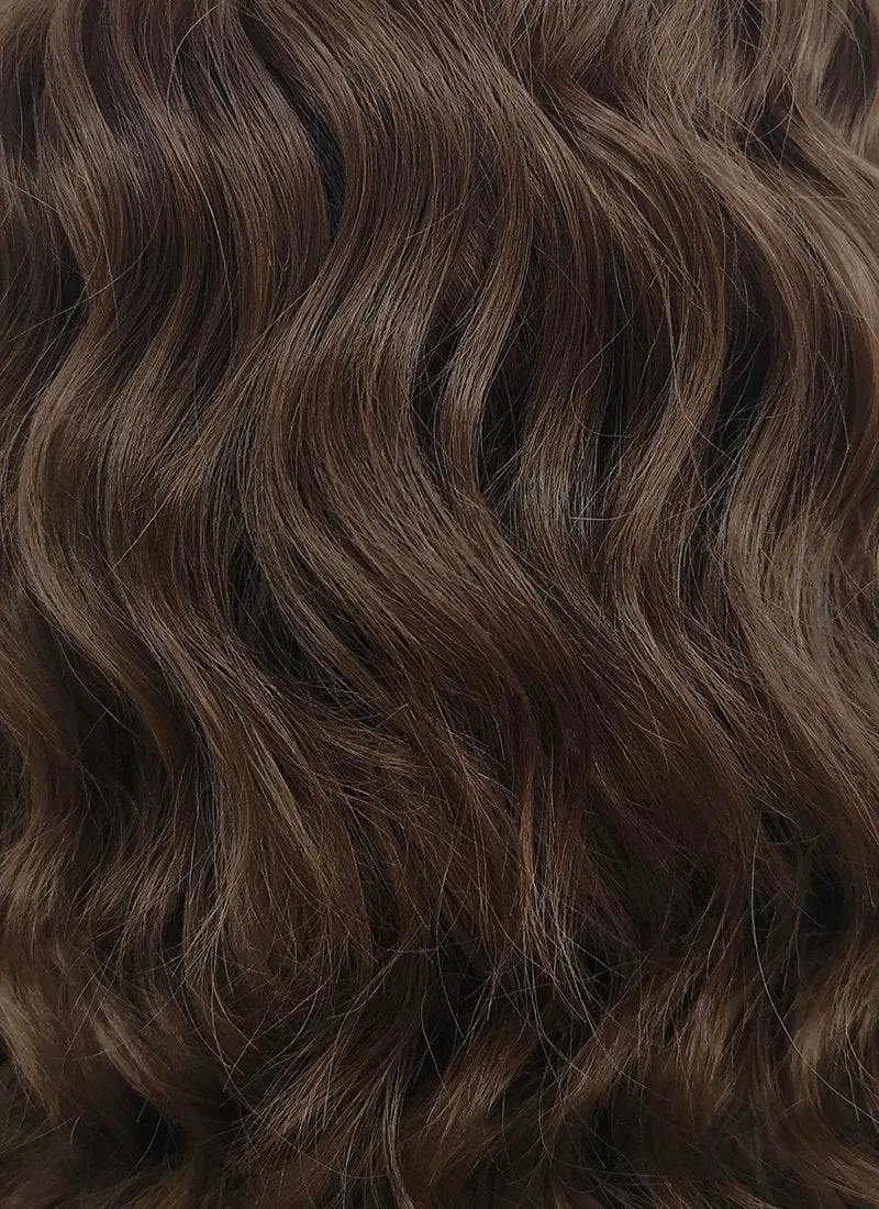 Wavy Brunette Bob Lace Wig CLF407 (Customisable)