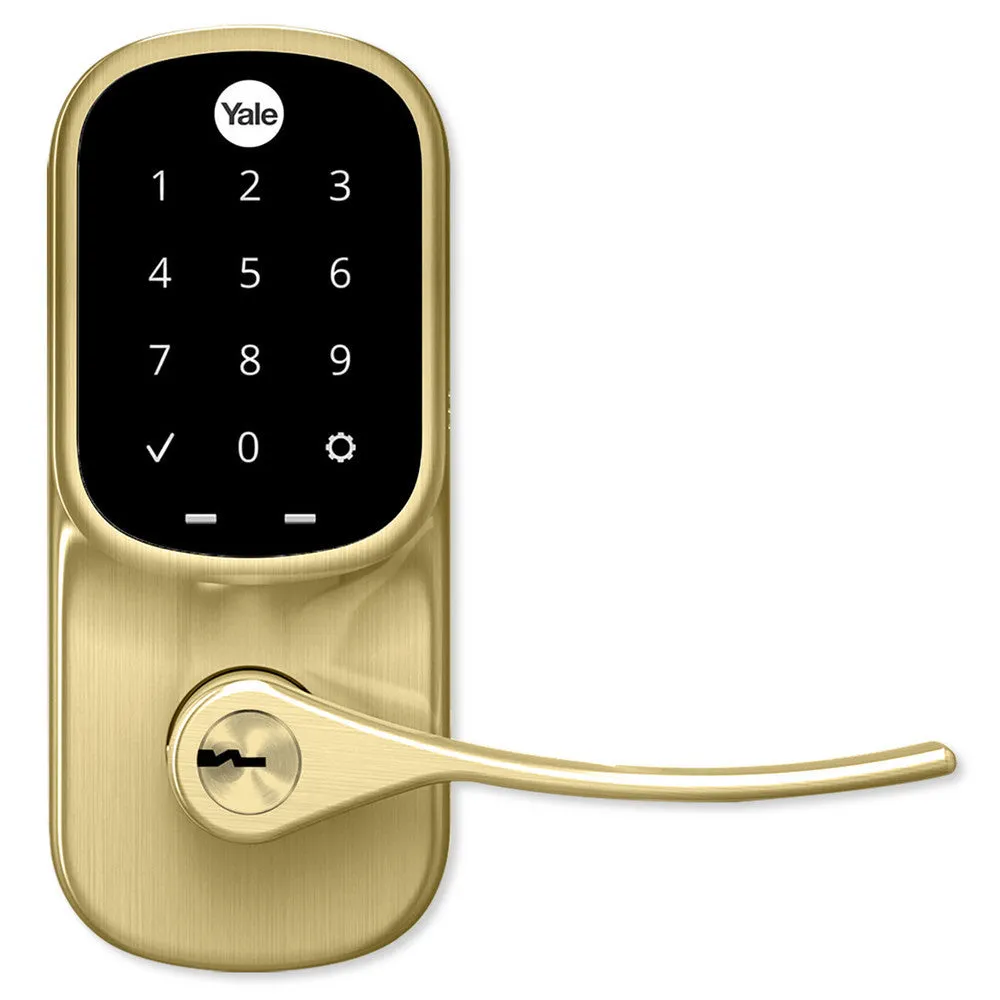 Yale Z-Wave Plus Assure Interconnected Lockset with Touchscreen Deadbolt, Norwood Lever, Right-Handed