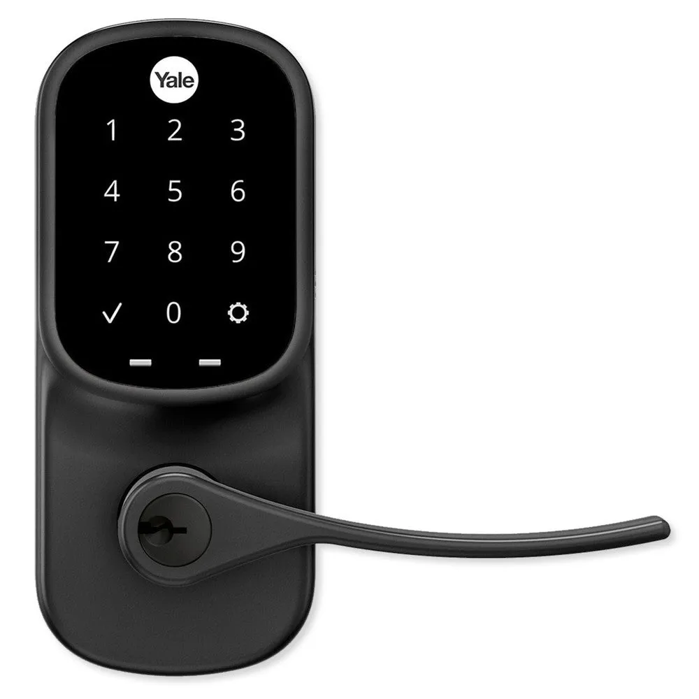 Yale Z-Wave Plus Assure Interconnected Lockset with Touchscreen Deadbolt, Norwood Lever, Right-Handed